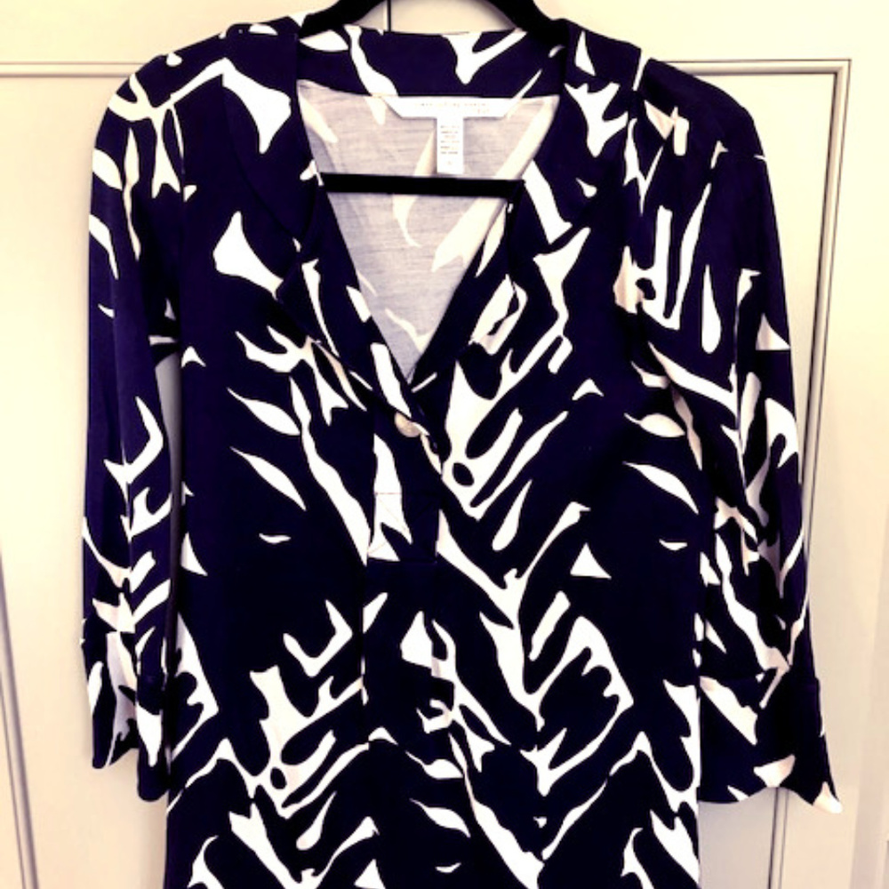 Diane von Furstenberg Vintage Silk Mini Dress